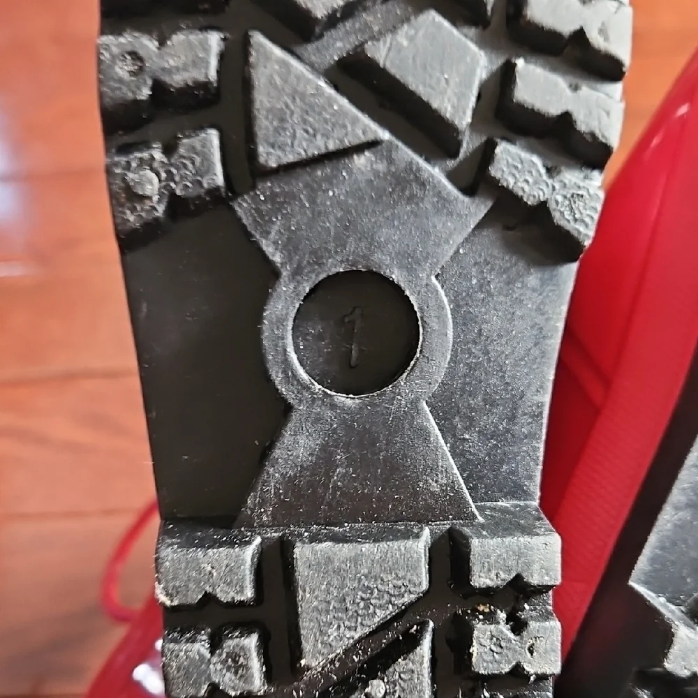 SeaDoo Kids Red Rain Boots - Picture 8 of 13